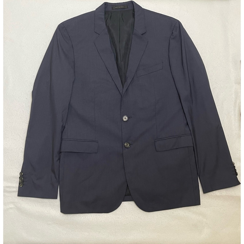 Hugo Boss RyanWin Navy Virgin Wool Blend Blazer Sport Coat Mens 40S EU 50C - Picture 11 of 11